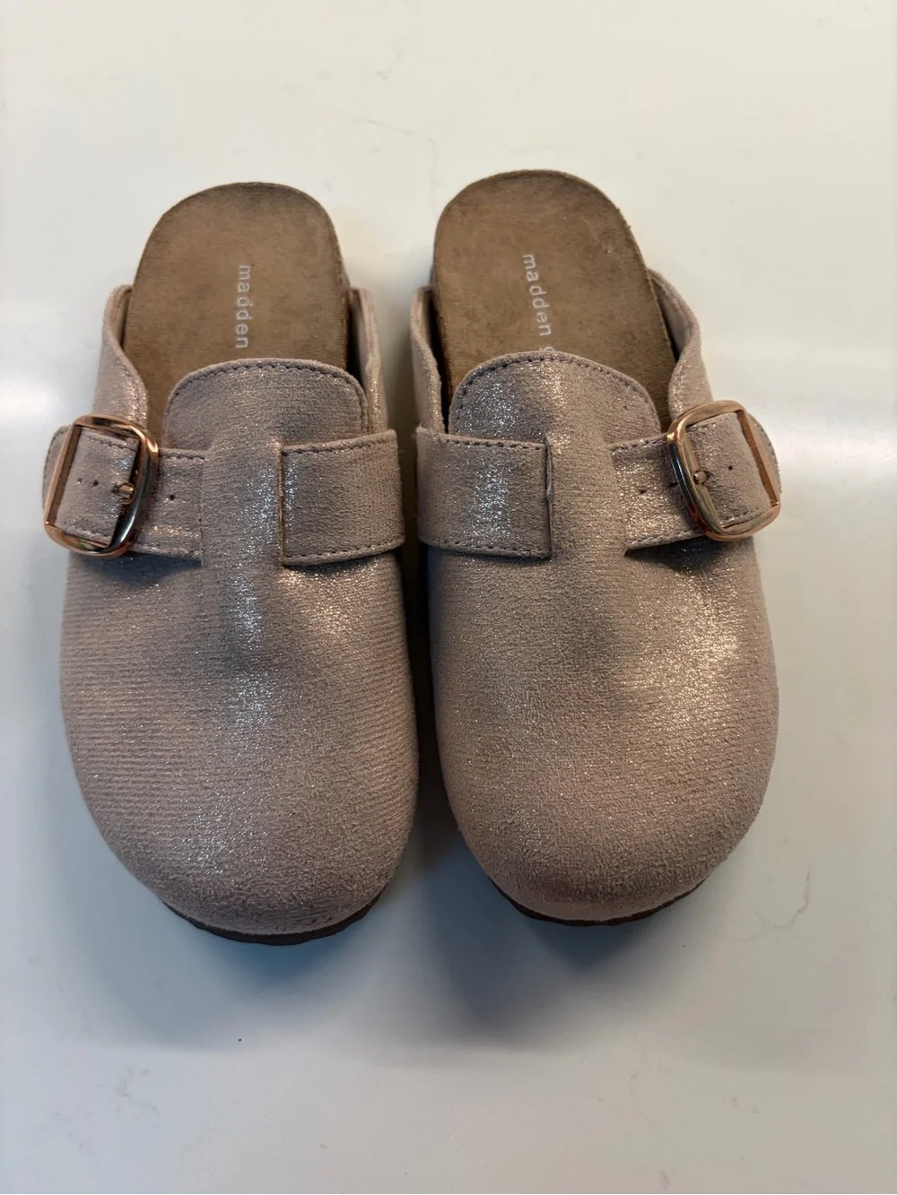 Madden Girl Kids Rose Gold Slip-On  with Buckle
